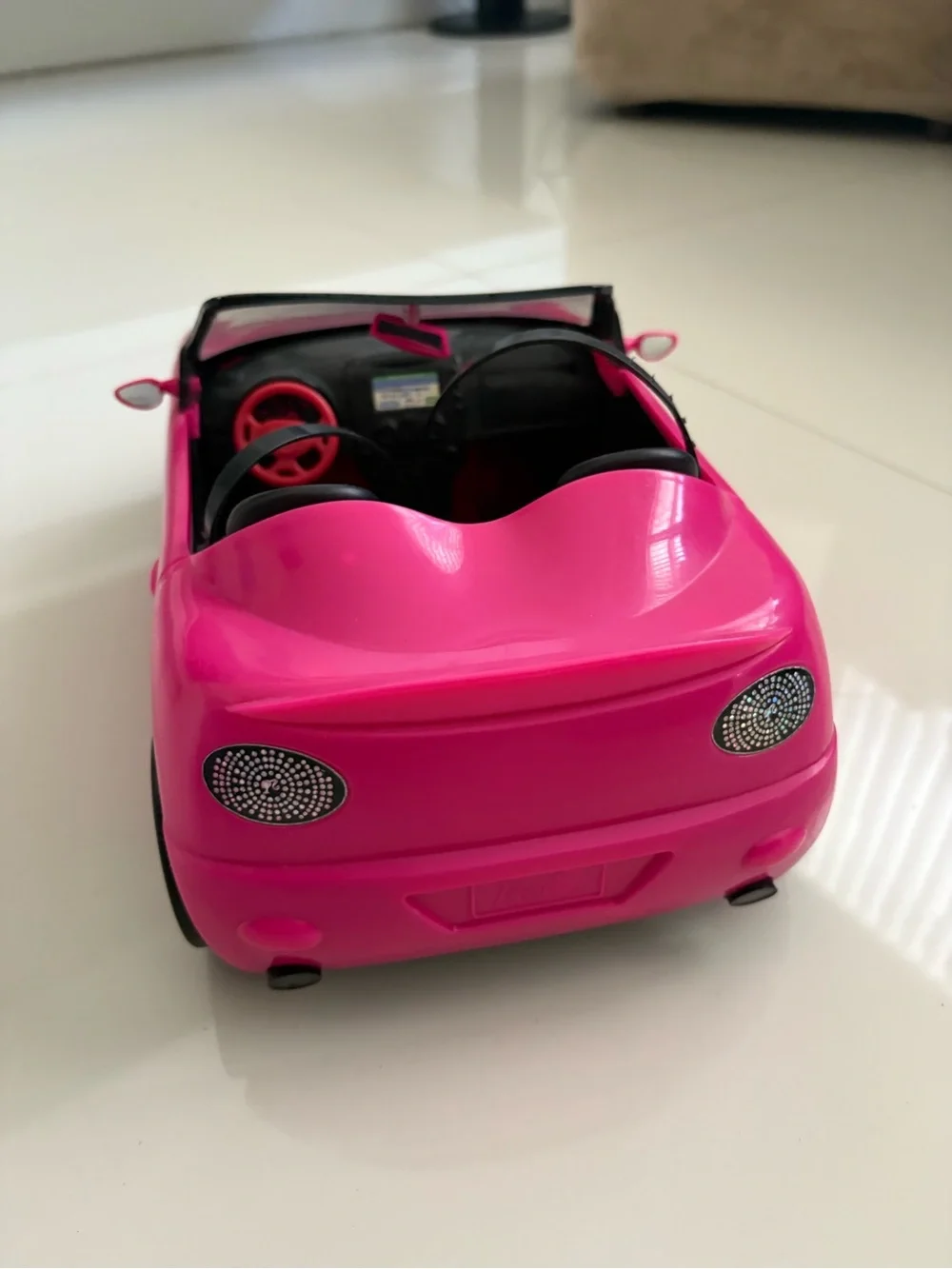 BARBIE Pink Convertible Toy Car Early 2000s